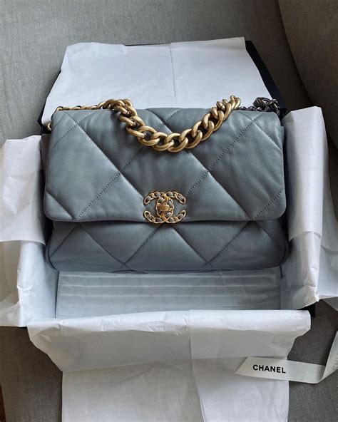 chanel 19 jersey bag|Chanel 19 bag.